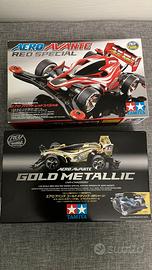 Tamiya mini 4wd Aero Avante gold e red special