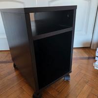 Tavolino IKEA modello OLTEDAL con rotelle, marrone
