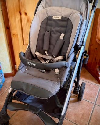 Passeggino Trilogy Inglesina completo + base auto