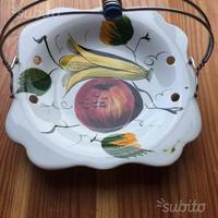 Centro tavola ceramica dipinto a mano