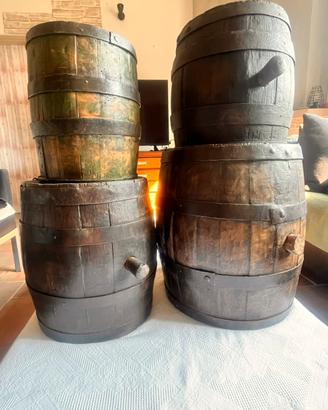 Botte in legna 4 pz