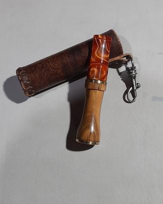 fumasigaro in legno di ulivo,fatto a mano. 