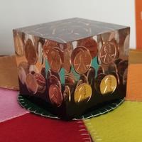 Cubo Resina Fermacarte 