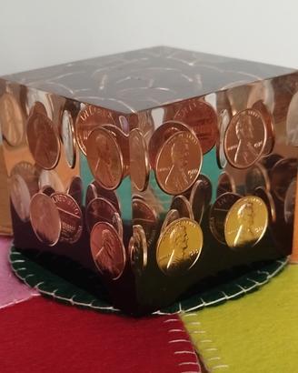 Cubo Resina Fermacarte 