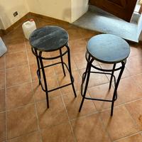 Coppia di sgabelli