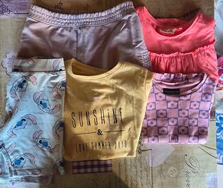 Lotto vestiti bambina 140cm