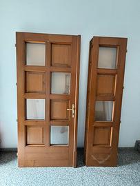 Portoncino da esterno in legno massiccio