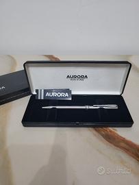 Aurora Vintage Penna a sfera cromata satinata