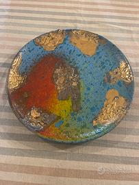 Piatto in ceramica claudio pulli