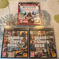 Playstation 3, 3 giochi: GTA 5, GTA 4 e AssinssinC