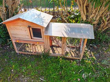 Gabbia per conigli e porcellini d'india 