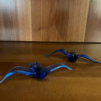 Soprammobile vetro gabbiani