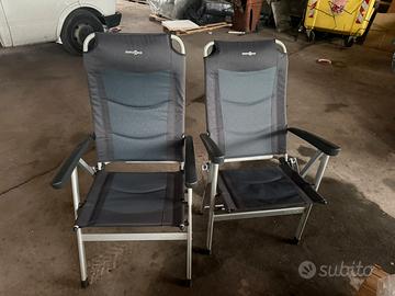 Campeggio camper attrezz. tavoli sedie alluminio