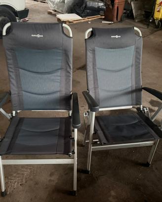 Campeggio camper attrezz. tavoli sedie alluminio