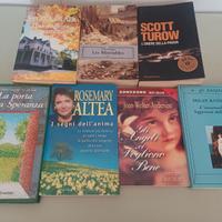 lotto di 7 libri romanzi misti