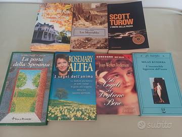lotto di 7 libri romanzi misti