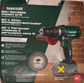 Trapano avvitatore a percussione Parkside