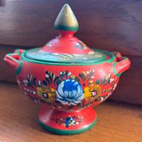 Vaso con tappo Deruta Gialletti
