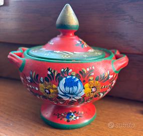 Vaso con tappo Deruta Gialletti