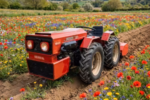 Trattore valpadana 300 4 x4 completo di fresa con 