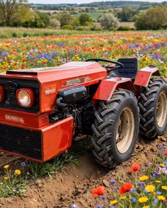Trattore valpadana 300 4 x4 completo di fresa con 