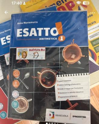 Libro matematica prima media “ Esatto”