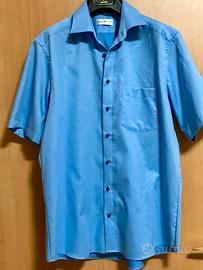 Camicia nuova da uomo, alta, qualità 100% cotone