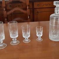Servizio bicchieri cristallo