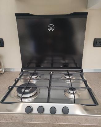 piano cottura Franke 4 fuochi con coperchio 