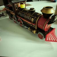 locomotiva in latta a batteria 1960