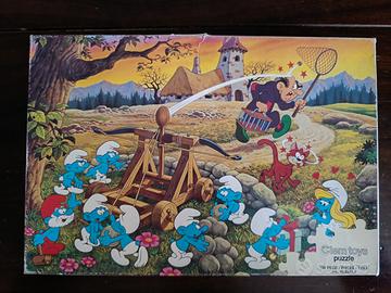 Puzzle 100 pezzi "I puffi" Cod. 31104 Clem Toys