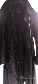 Cappotto lungo vera pelle Conbipel Nero taglia 48