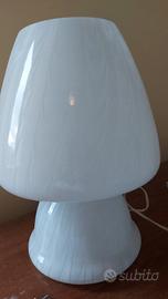 lampada fungo vetro murano