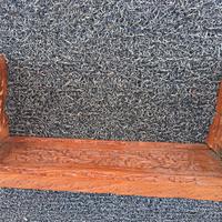 Fermalibri Indiano intarsiato a mano 34x13x15