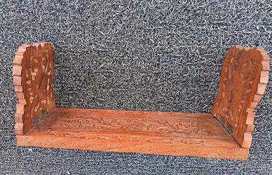 Fermalibri Indiano intarsiato a mano 34x13x15