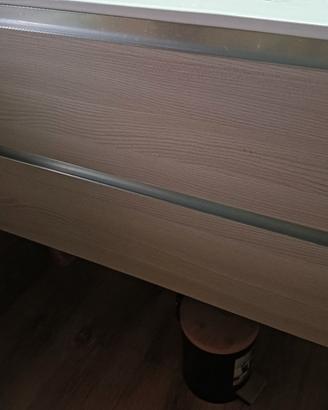 mobile sospeso bagno con specchio led 