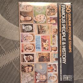 collezione francobolli  FAMOUS PEOPLE & HISTORY
