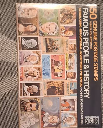 collezione francobolli  FAMOUS PEOPLE & HISTORY