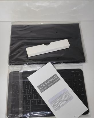 Cover a libro + Tastiera per tablet 