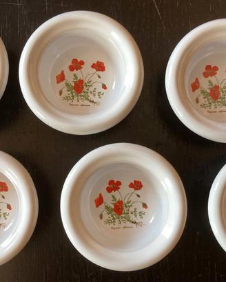 Set 6 ciotoline da pinzimonio in ceramica Rometti