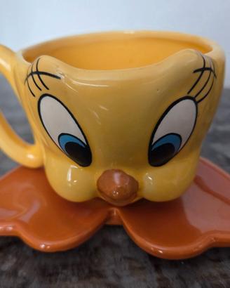 Set tazza e piattino titty Tweety bird