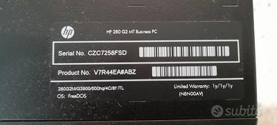 PC HP 280 GT MT BUSINESS