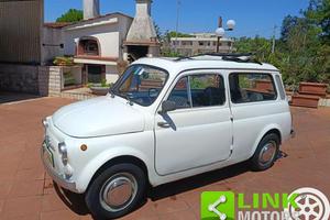 FIAT 500 GIARDINETTA CON GANCIO E CARRELLO