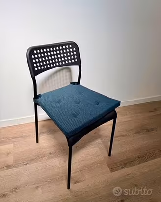 40 Sedie IKEA Sandberg nere impilabili +40 cuscini