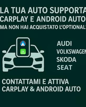 CarPlay • Android Auto • Navigatore • Wireless
