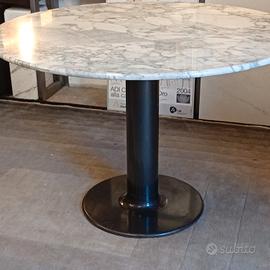 Tavolo rotondo piano in marmo