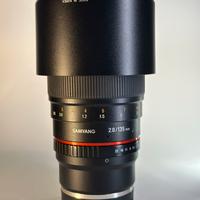 Obiettivo Samyang 135 f2 MF per Sony