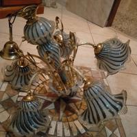 lampadario vintage vetro di Murano