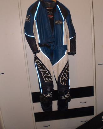 TUTA MOTO SPIKE E  JEANS KEVLAR