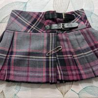 Gonna kilt scozzese bambina tg 2 anni